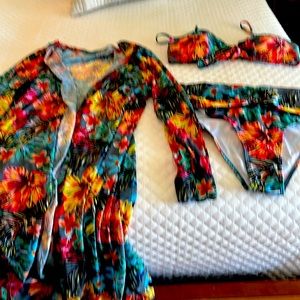 Bathing  suit and Cover up